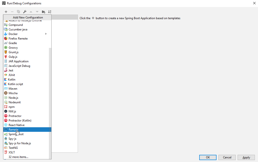 debug spring boot application command line