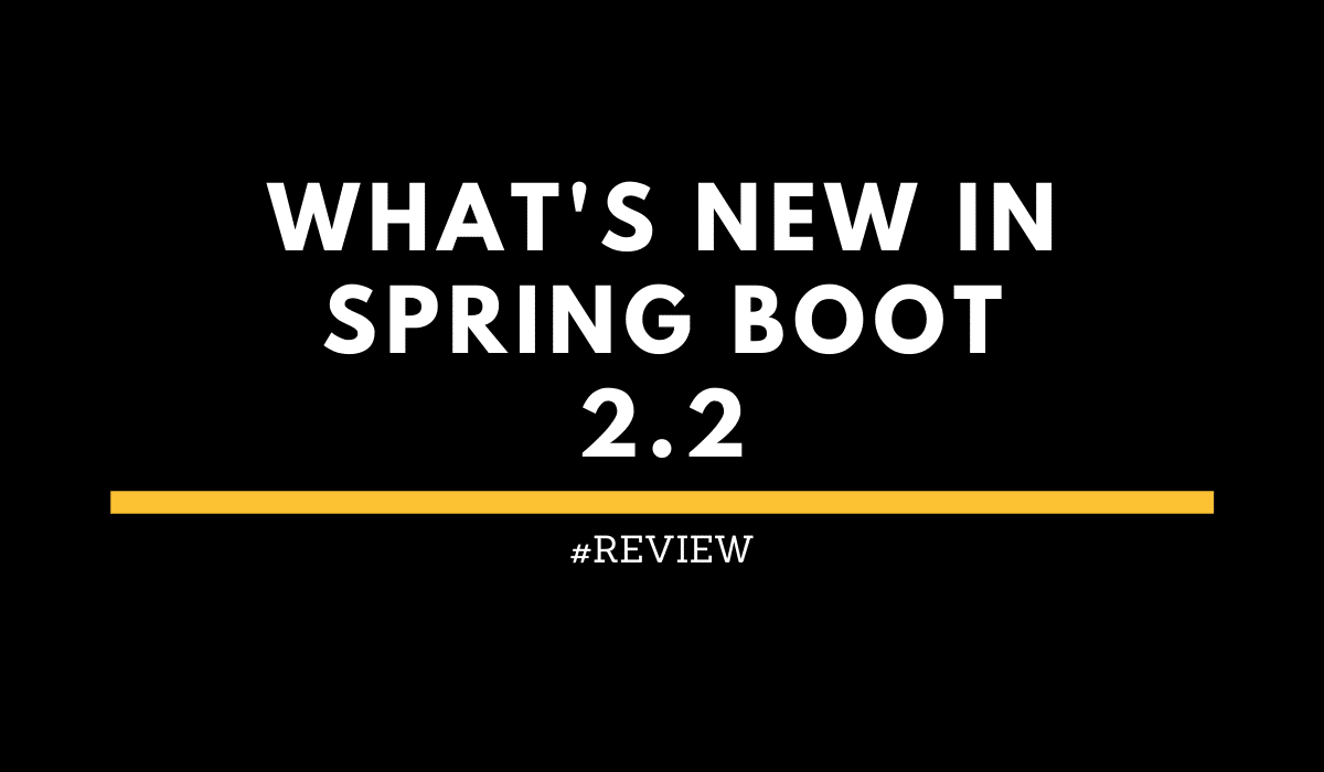 Spring boot clearance 2.2