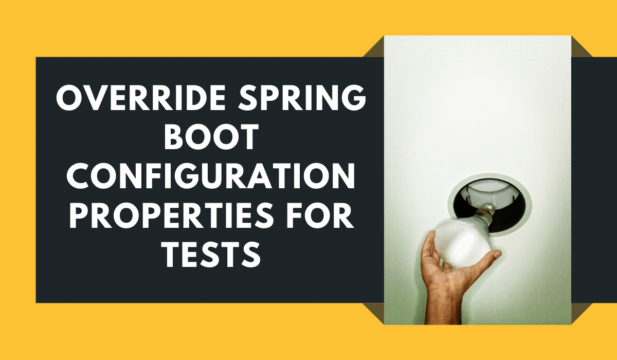 test configuration spring boot